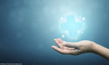 hand holding blue cross symbol | © Monster Ztudio - stock.adobe.com