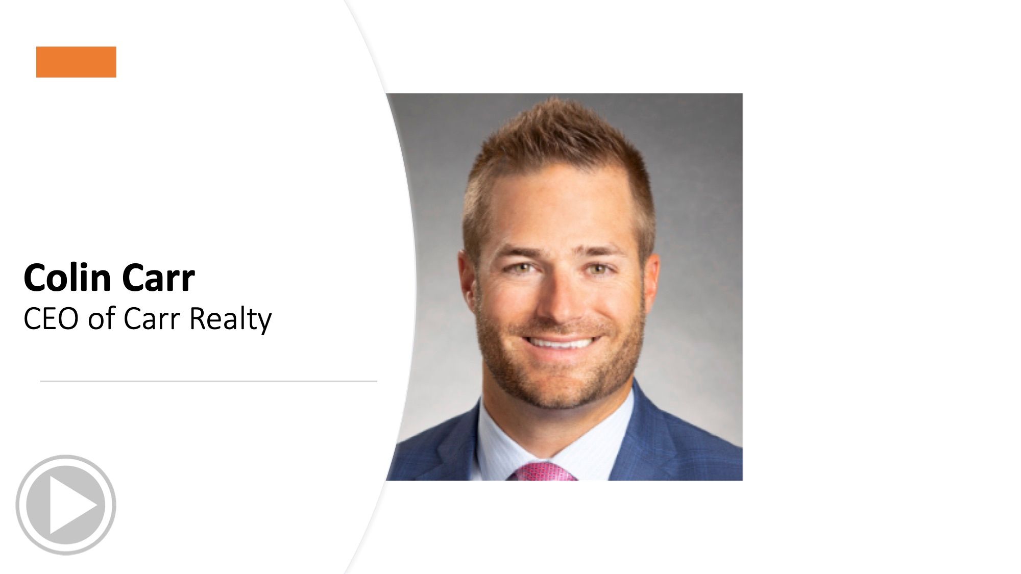 Colin Carr gives realty advice