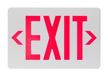 exit sign | © pixelrobot - stock.adobe.com