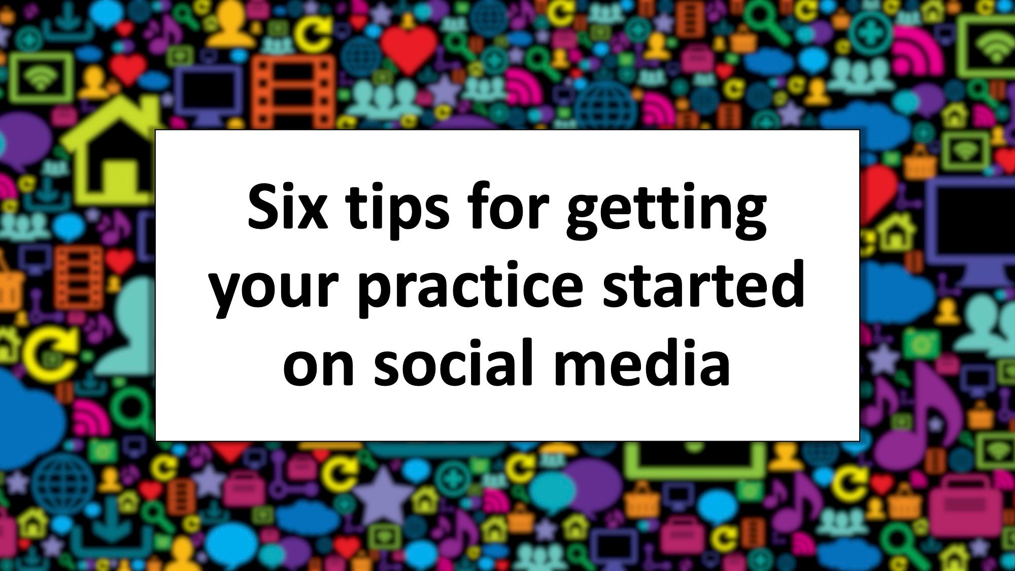 social media icons background