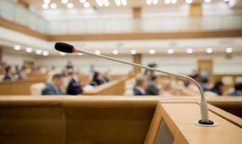 courtroom microphone