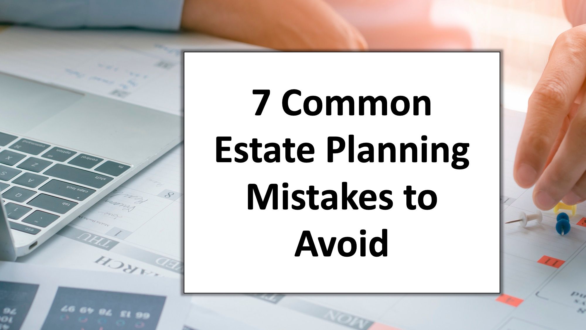 planning calendar computer hands