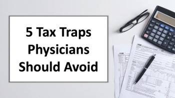 tax documents and calculator