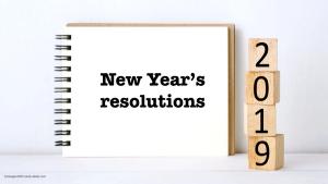 New Year's resolutions for 2019