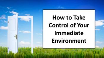 open door blue skies concept