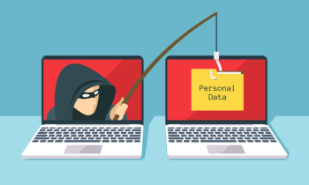 criminal phishing information from computer