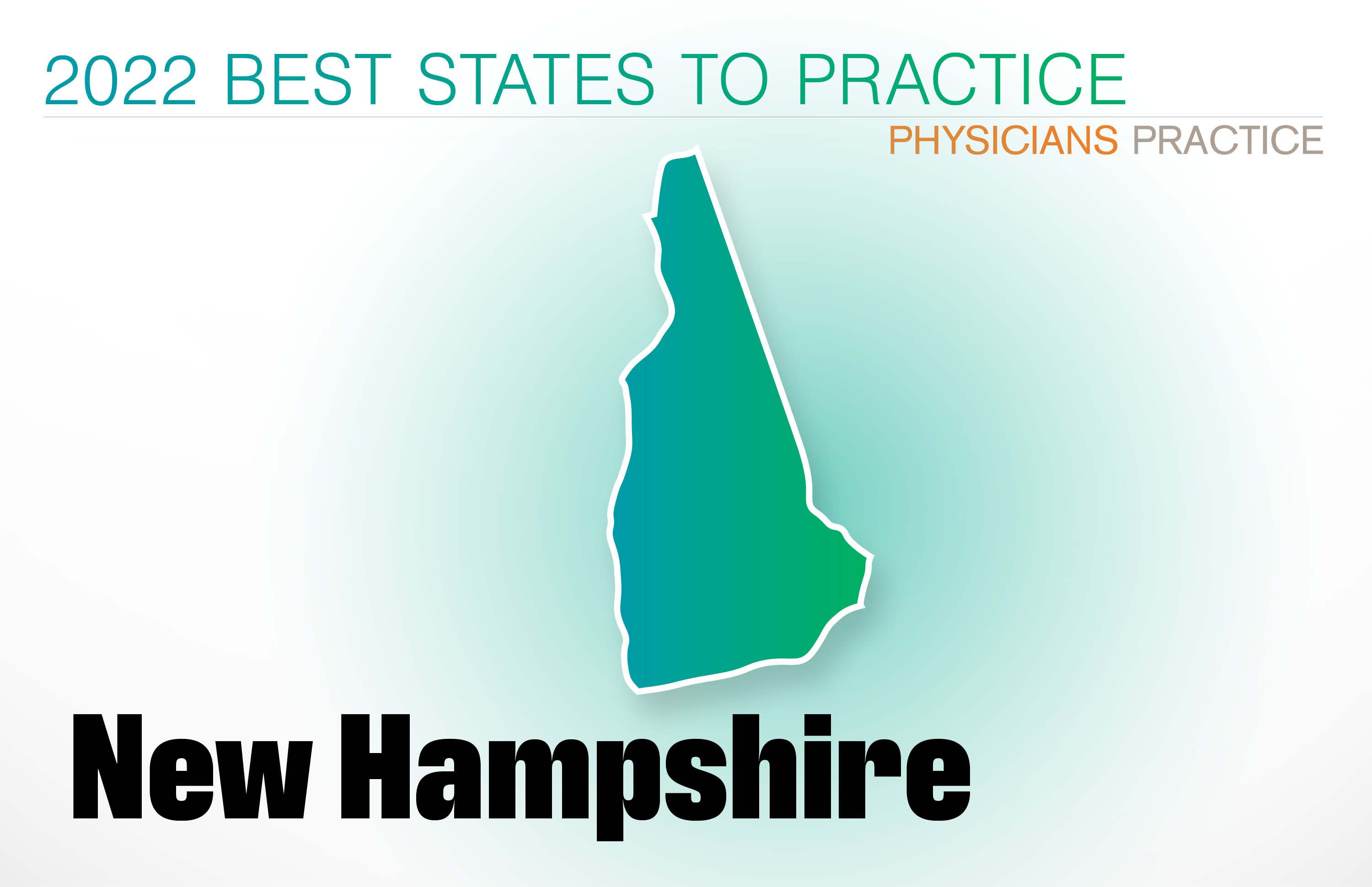 #30 New Hampshire Rankings: Cost of living: 42 Physician density: 42 Amount of state business taxes collected: 6 Average malpractice insurance rates: 36 Quality of life: 9 GPCI: 33