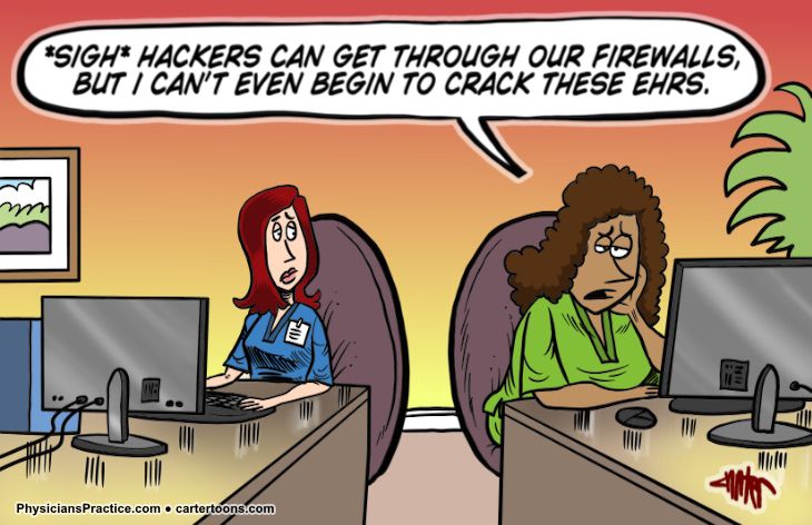 cybersecurity, firewall, hacker, physician, PHI, health data, cyberattack, cyber
