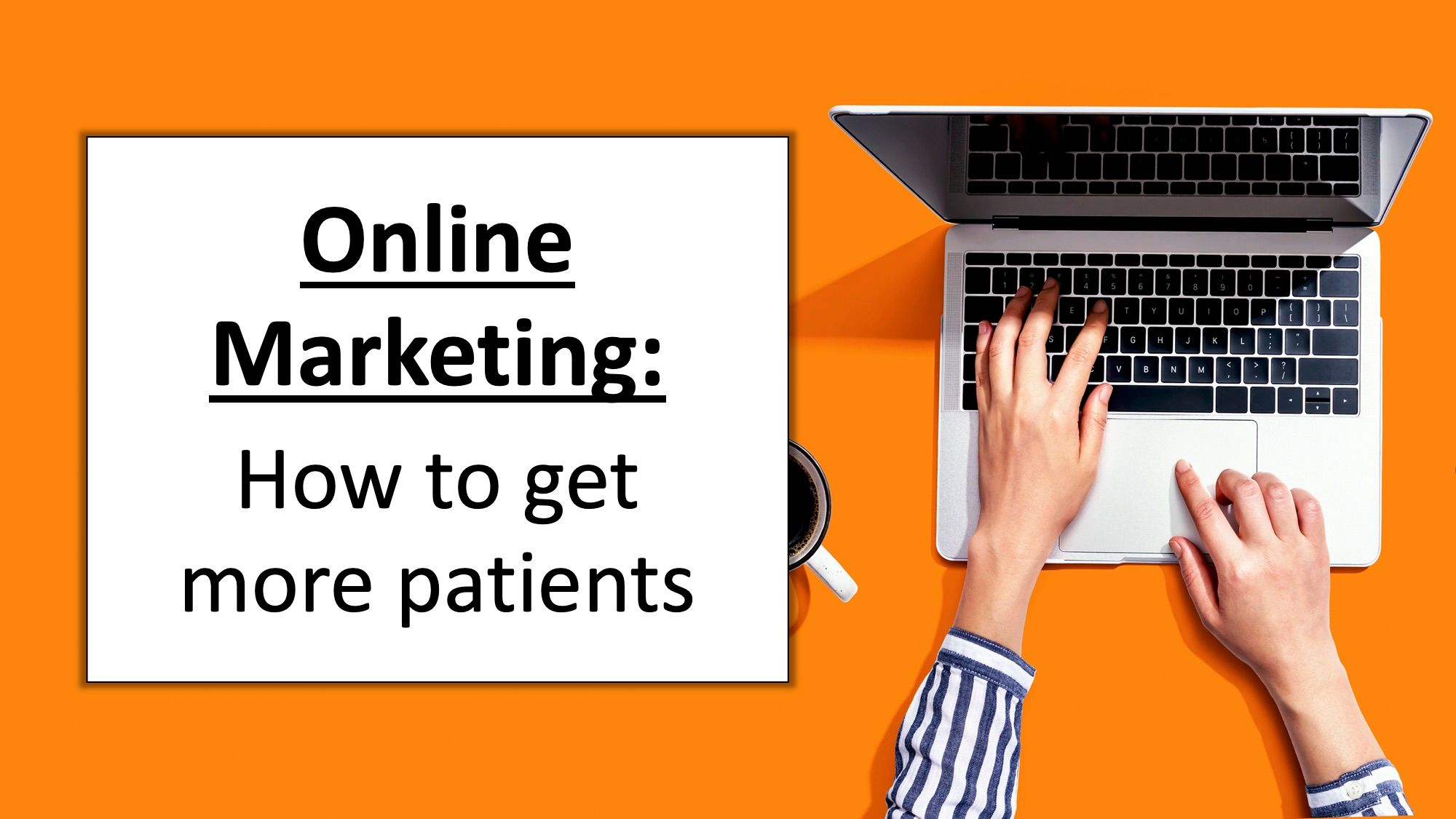 hands working on a computer