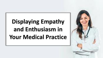 female doctor smiling