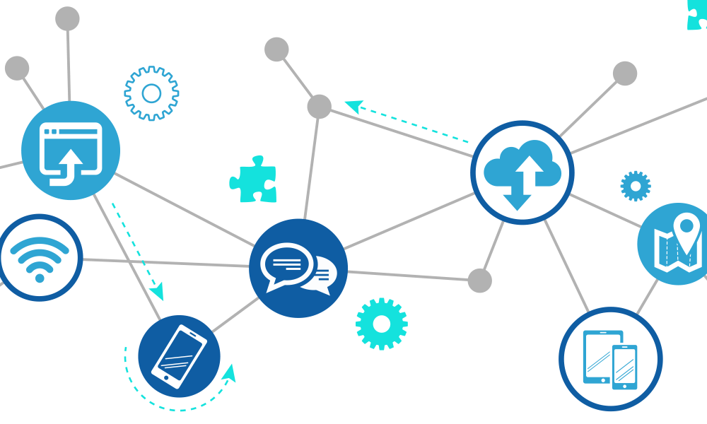 digital communication icons