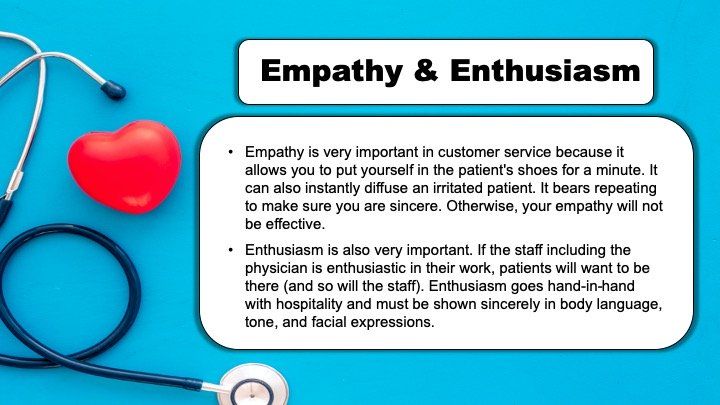 Empathy/Enthusiasm
