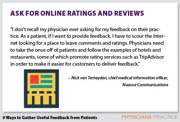 Ask for Online Ratings and Reviews
