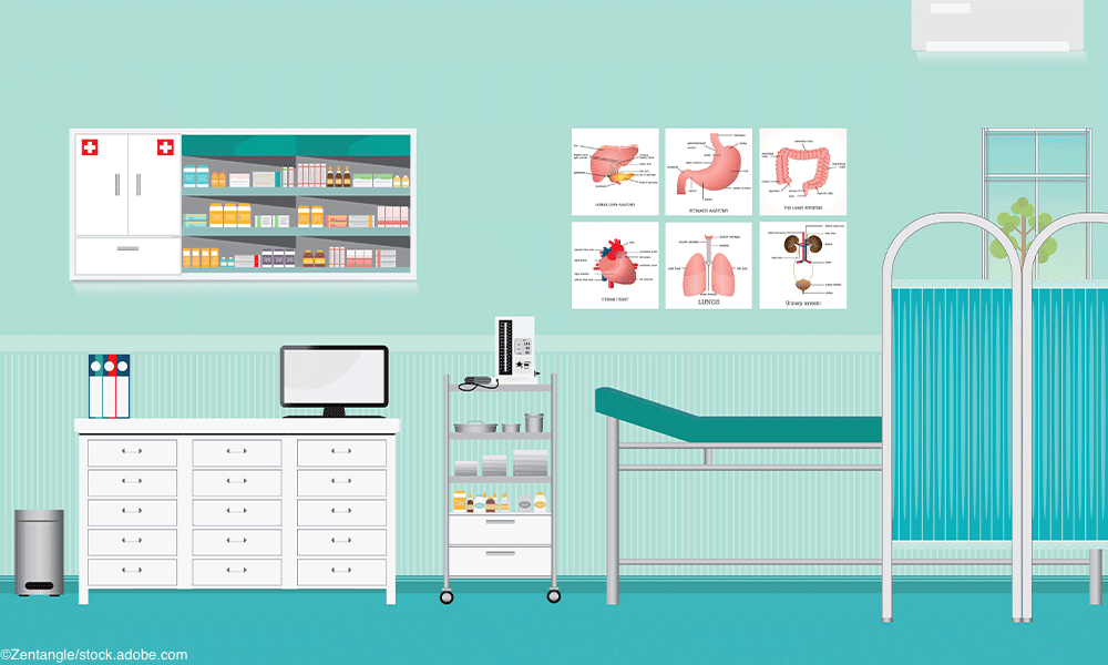 cartoon exam room | © Zentangle - stock.adobe.com
