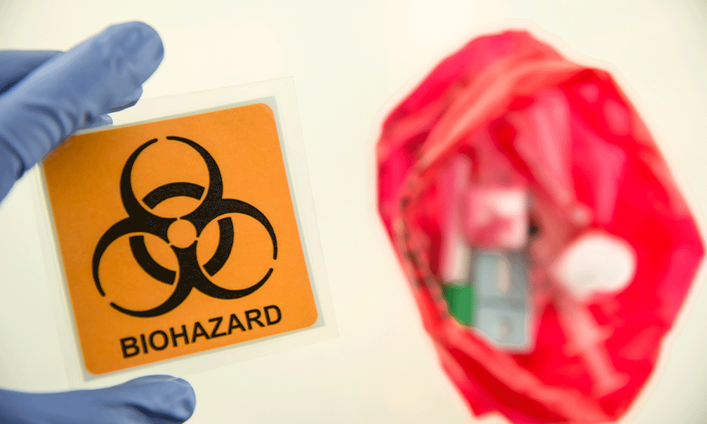 biohazard waste