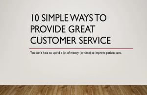 10 ways to provide better customer service