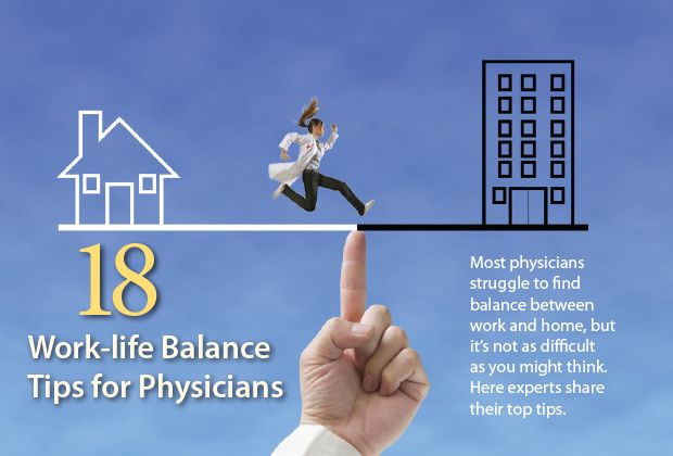 Eighteen Work-life Balance Tips for Physicians | Physician's Practice