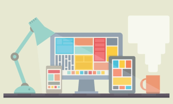 website design illustration