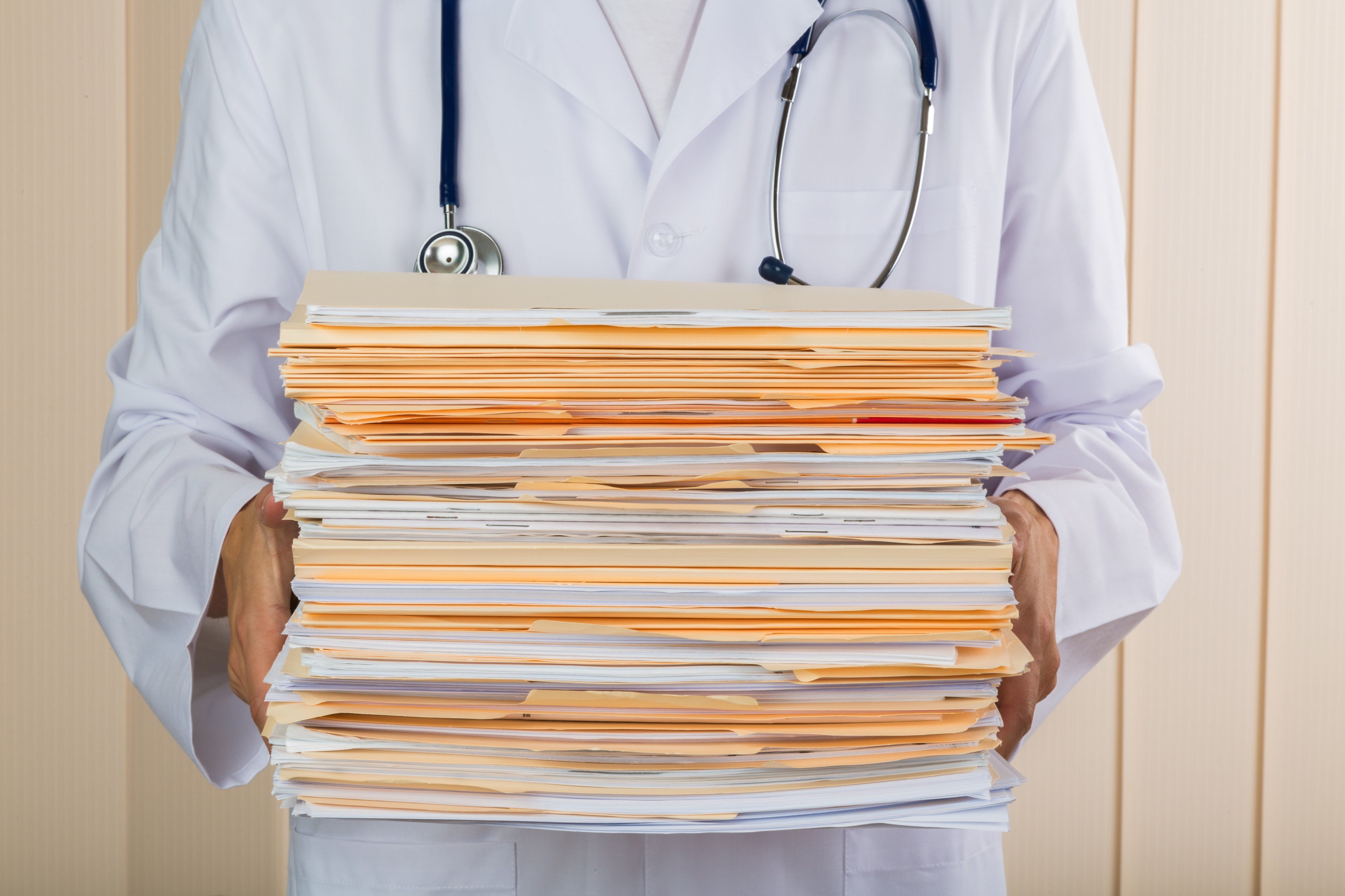 Primary care physicians have 26.7 hours of work per eight-hour shift