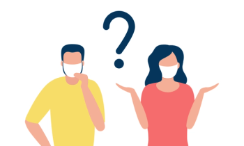 patients wearing masks question mark