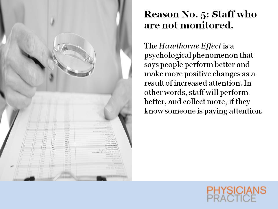 Five Reasons Your Staff Fails to Collect from Patients: No. 5