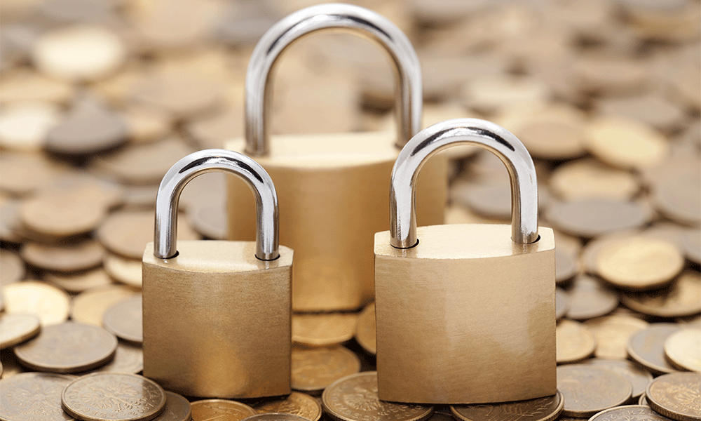 locks coins