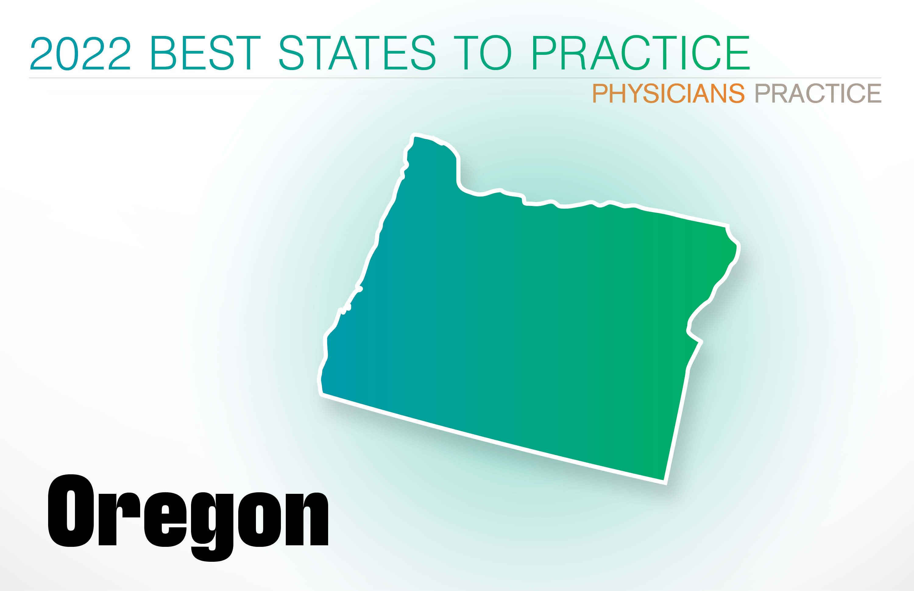 #31 Oregon Rankings: Cost of living: 44 Physician density: 38 Amount of state business taxes collected: 22 Average malpractice insurance rates: 15 Quality of life: 38 GPCI: 13