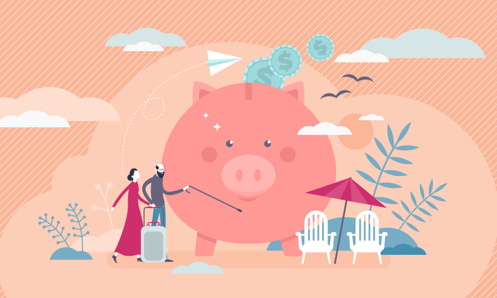 retirement illustration