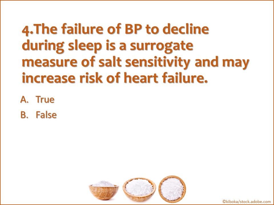 Salt senstivity of blood pressure