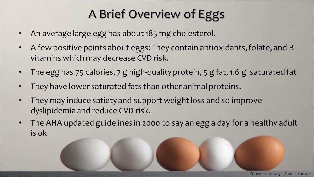 Effects Of Eggs On Blood Lipids A New Look At The Evidence