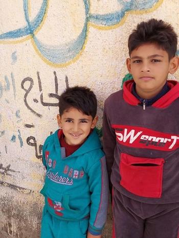 Palestinian children