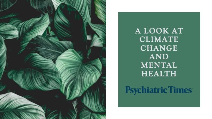 A Look At Climate Change And Mental Health