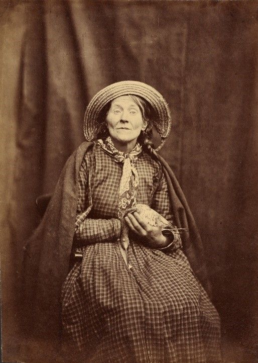 Hugh Welch Diamond, “Plate 27 [Seated Woman with a Bird],” (ca. 1855) Digital image courtesy of the Getty's Open Content Program.