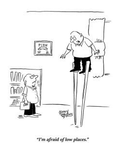 Psychiatry Comic: Stilts