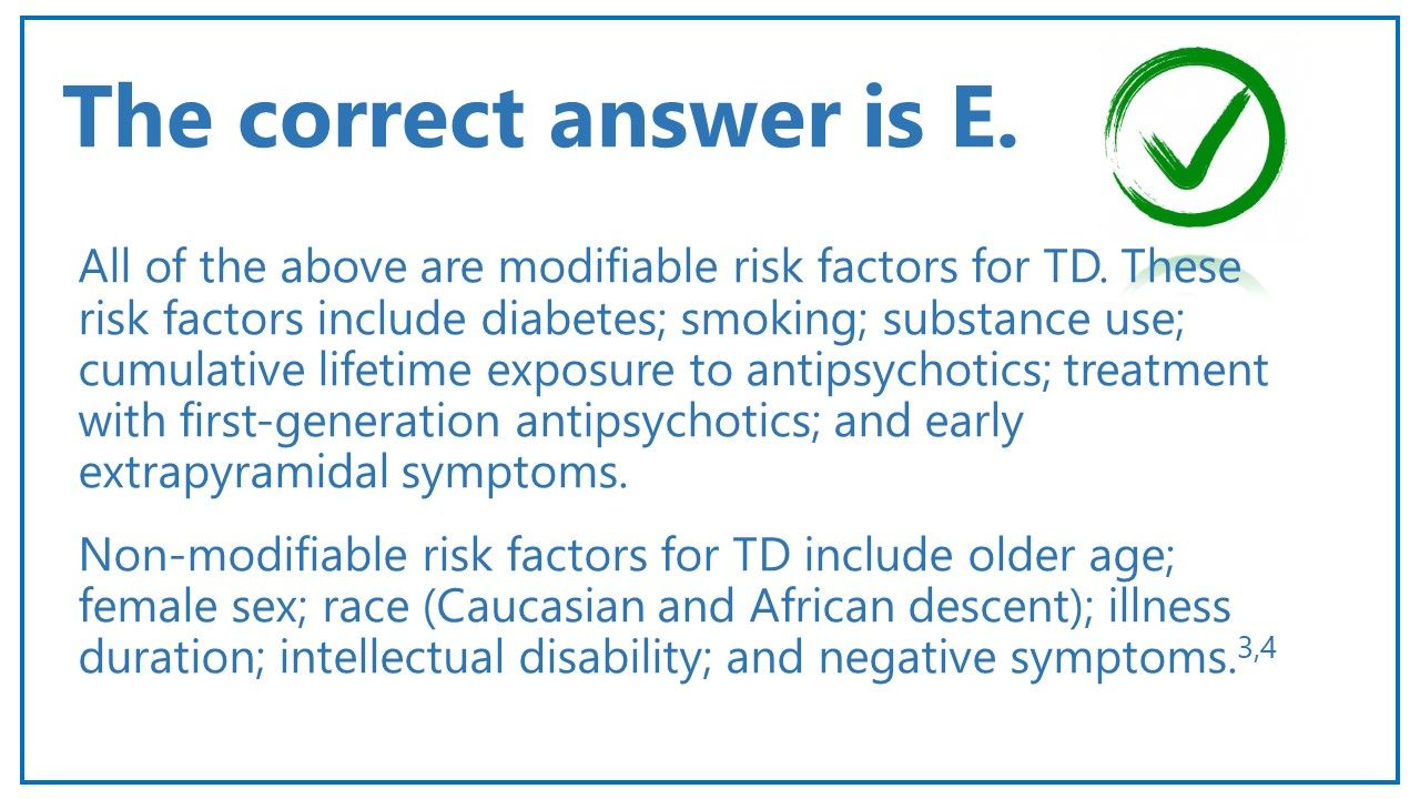 Tardive Dyskinesia 8 Question Quiz On What We Know