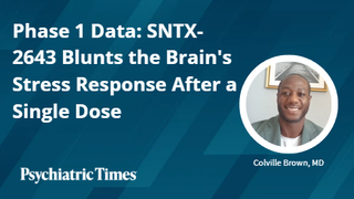 Phase 1 Data: SNTX-2643 Blunts the Brain's Stress Response After a Single Dose