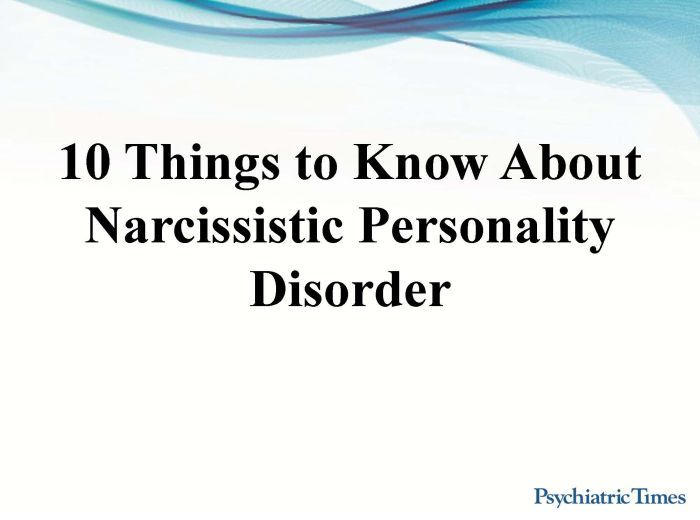 Personality partner narcissistic disorder Narcissistic Personality