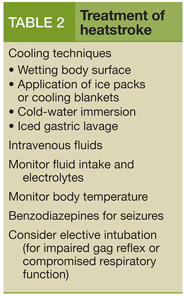 Heatstroke and Psychiatric Patients