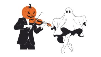 Halloween violin