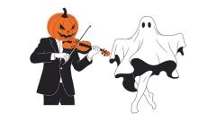 Halloween violin