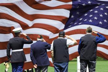 US Soldiers Paying Respect
