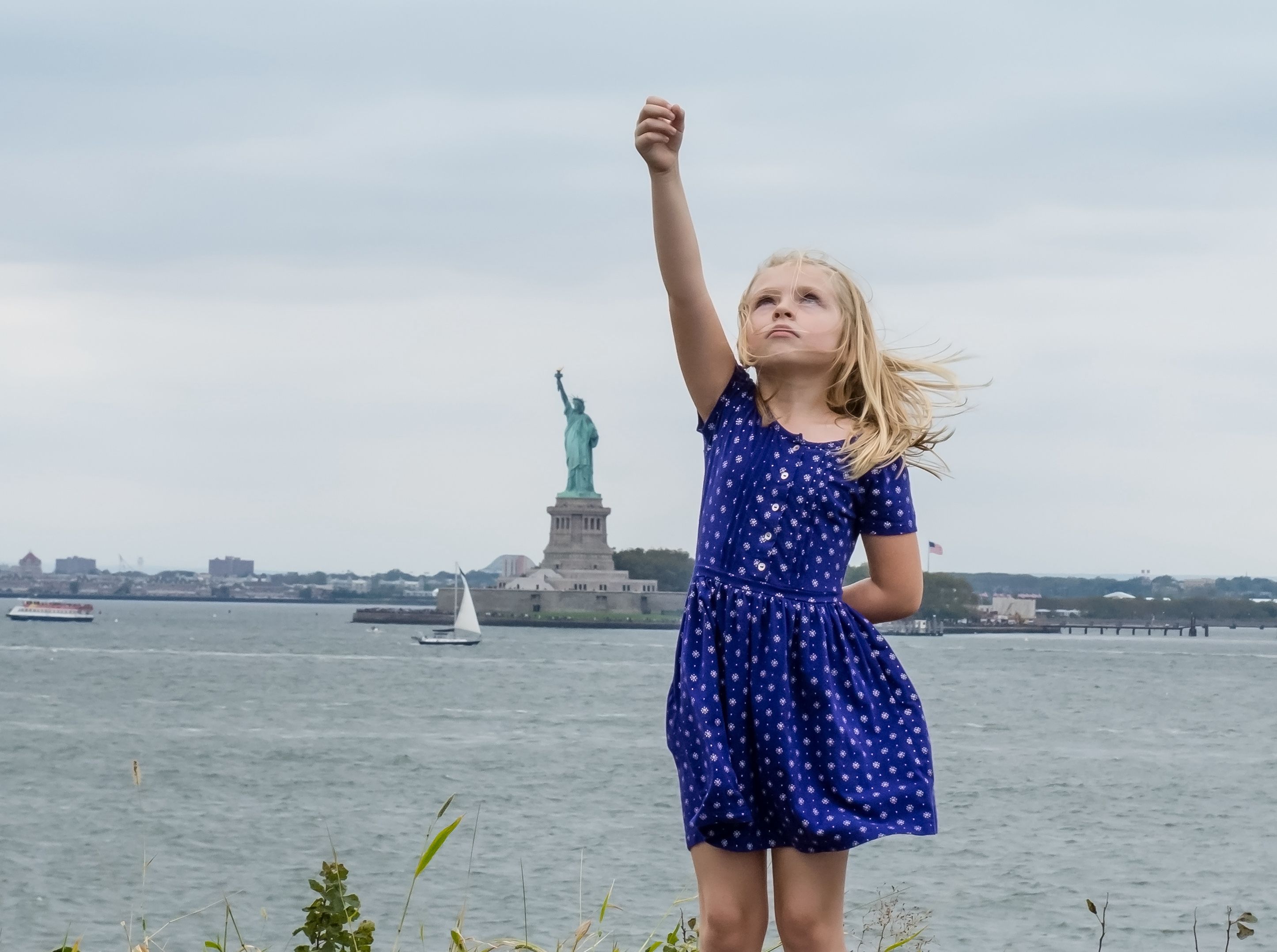 child statue of liberty