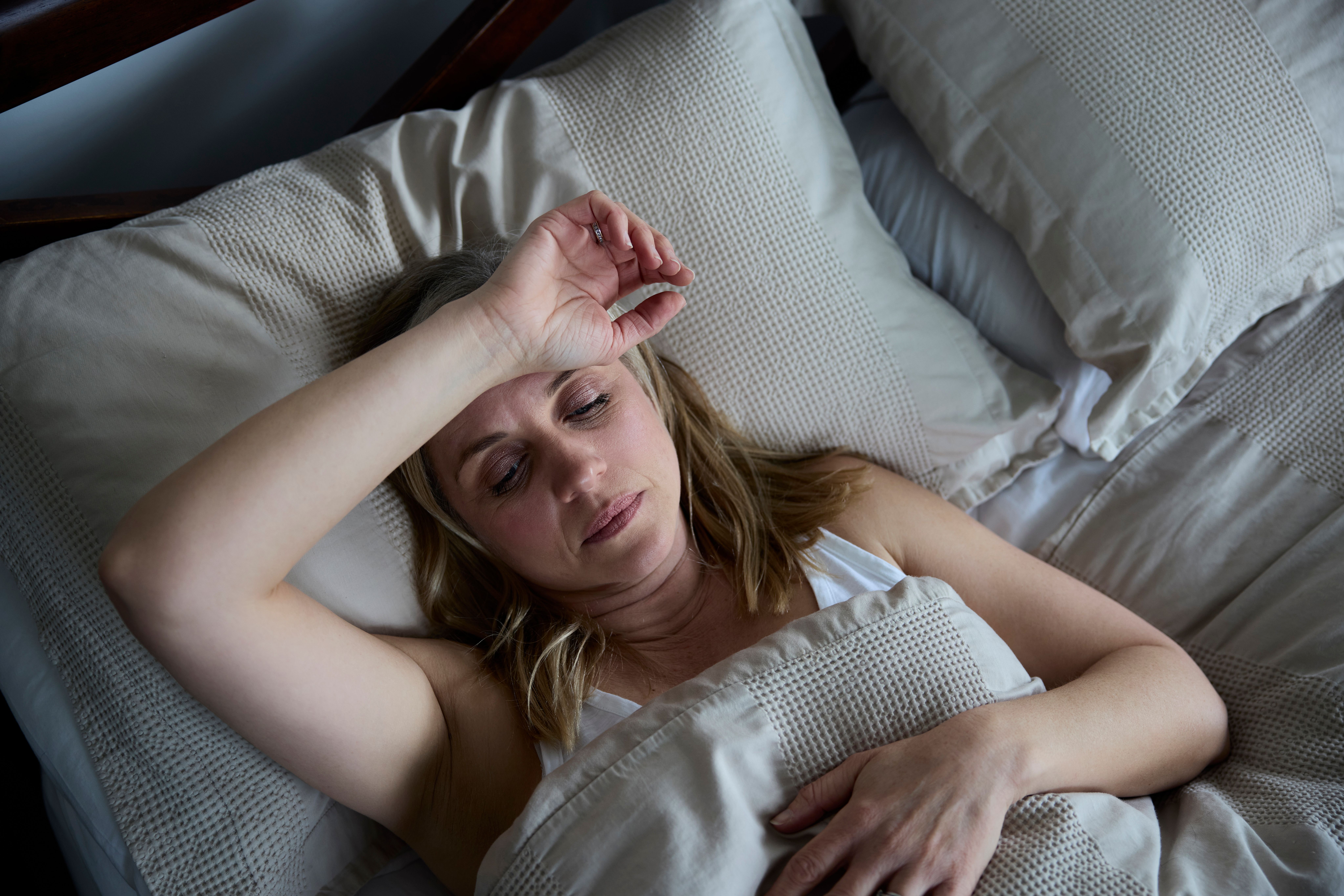 older adult woman sleep