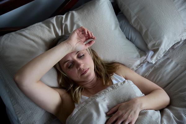 older adult woman sleep