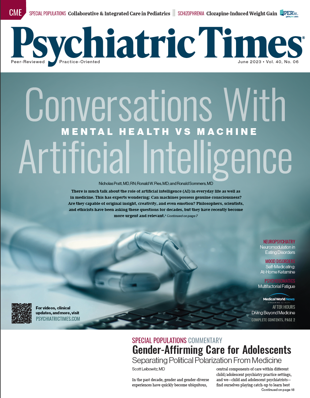 Artificial Intelligence and Psychiatry One Year Later