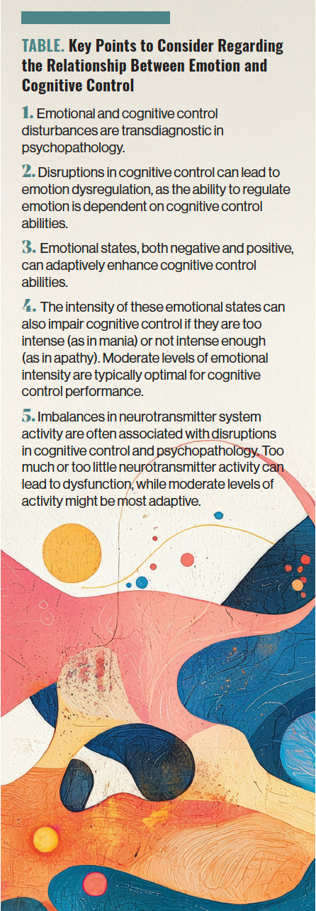Emotion and Cognitive Control: An Essential Partnership for Adaptive ...