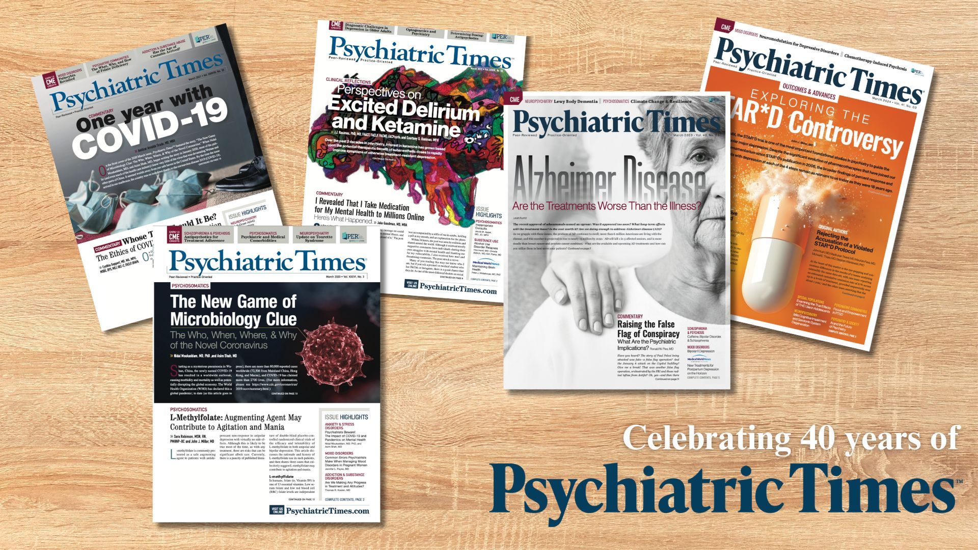 Psychiatric Times Through the Years: The Last 5 Years in March Covers