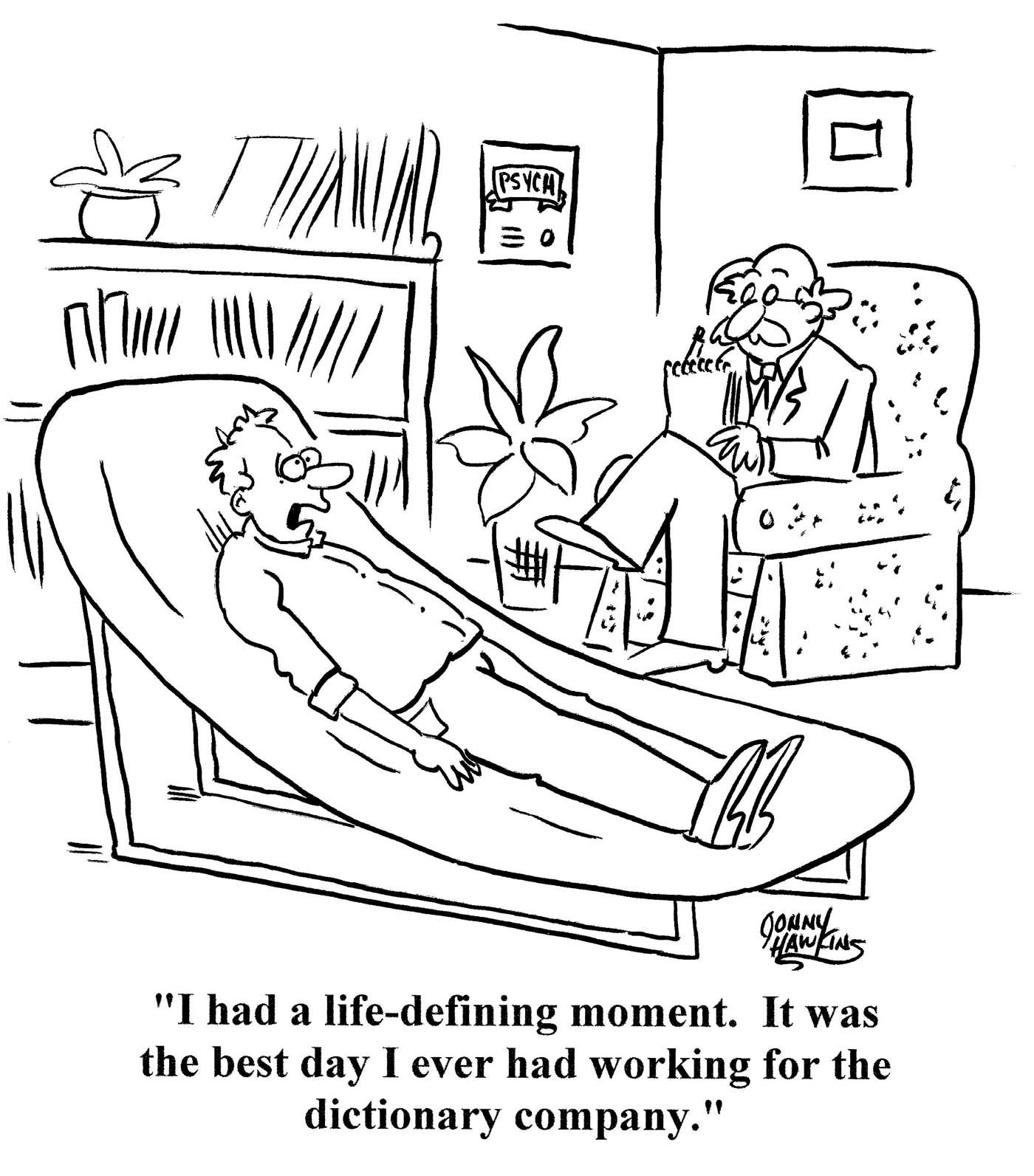 Psychiatry Comic: Life Defining
