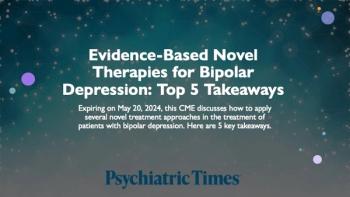 Expiring on May 20, 2024, this CME discusses how to apply several novel treatment approaches in the treatment of patients with bipolar depression. Here are 5 key takeaways.