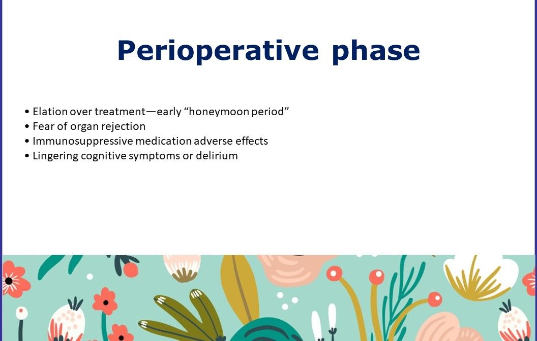 Key Stressors In Transplant Psychiatry